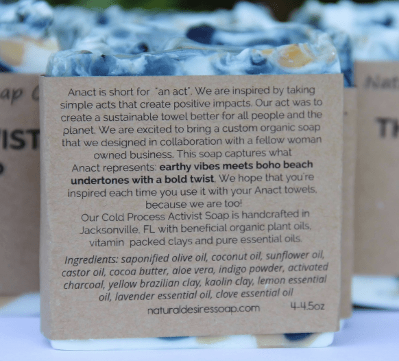 all natural soap, gifts, sustainable lifestyle, eco-friendly, zero waste, spa quality, hemp textiles, hemp fabric