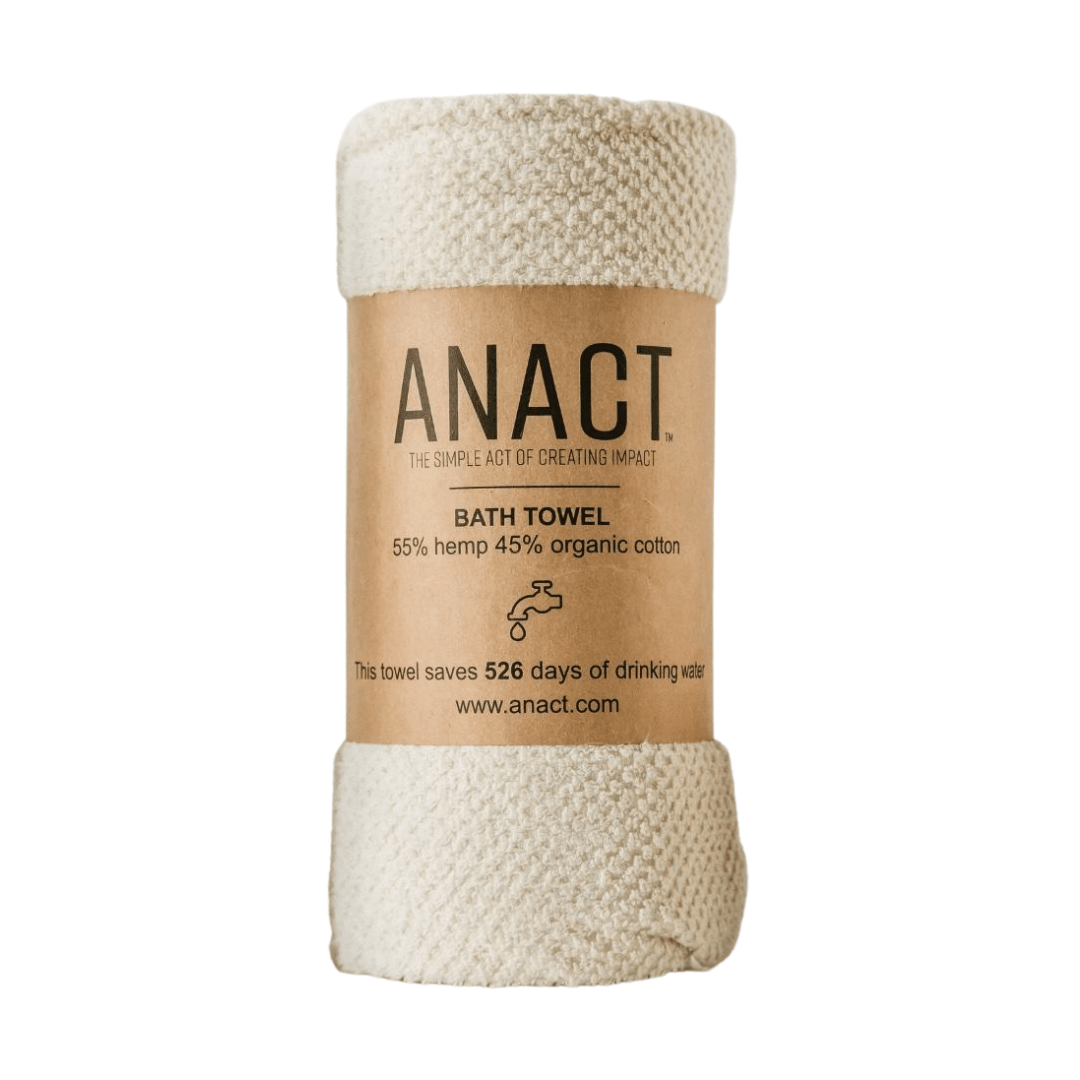 Anact Hemp Organic Bath Towels or Set, 2 Colors, 4 Sizes, 55% Hemp, 45%  Cotton on Food52